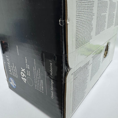 New HP 49X Q5949XD Black Toner Cartridge