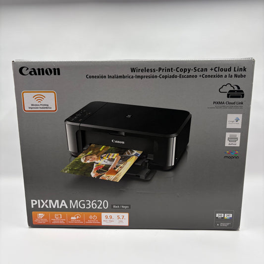 New Canon PIXMA Wireless All-in-One Color Inkjet Printer MG3620