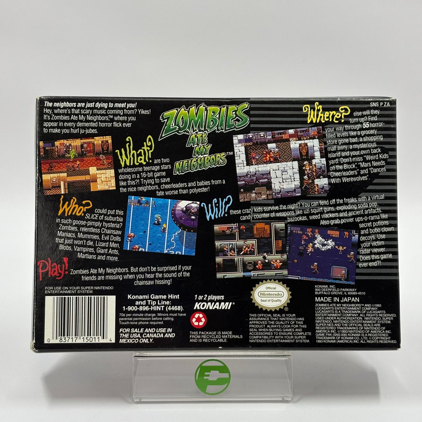 Zombies Ate My Neighbors (Super Nintendo SNES, 1993)