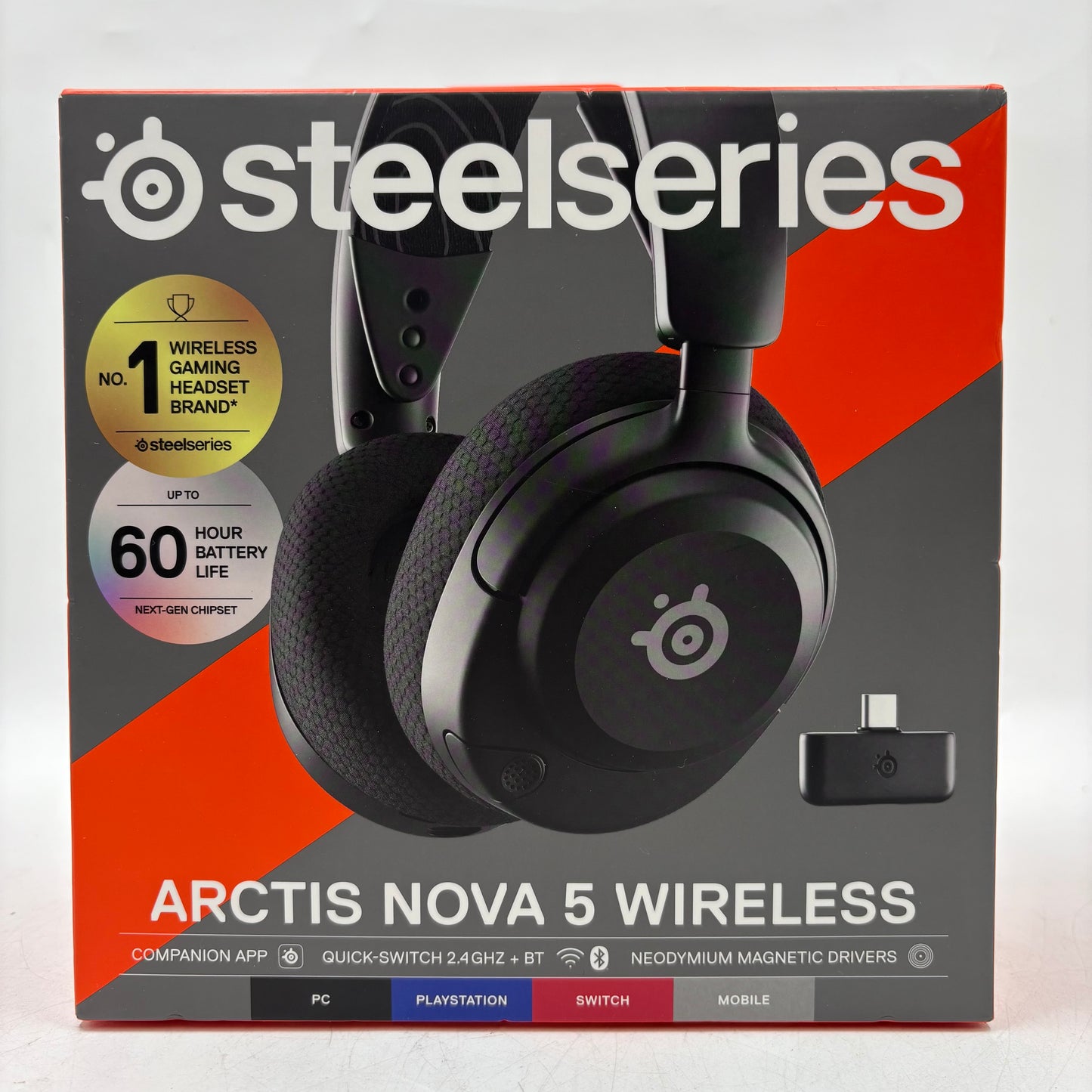New Steelseries Arctis Nova 5 Wireless Gaming Headset Black 61670