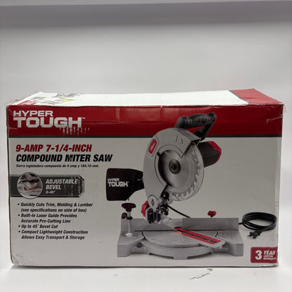 Hyper Tough 9 Amp Compound Miter Saw AQ14990G