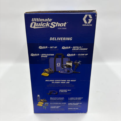 New Graco Ultimate QuickShot 826308 Electric Powered Paint Gun 826308
