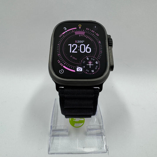 Unlocked Apple Watch Ultra 3 49MM Black Titanium Black Alpine Loop MF0V4LW/A