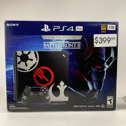 Sony PlayStation 4 Pro PS4 1TB Star Wars Battlefront II Limited Edition CUH-7115B