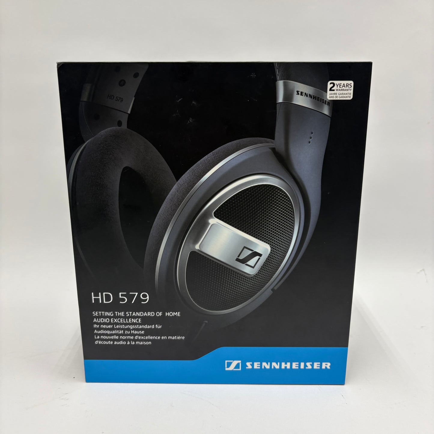 Sennheiser HD 579 Wired Open-Back Over-Ear Audiophile Headphones Silver 506830