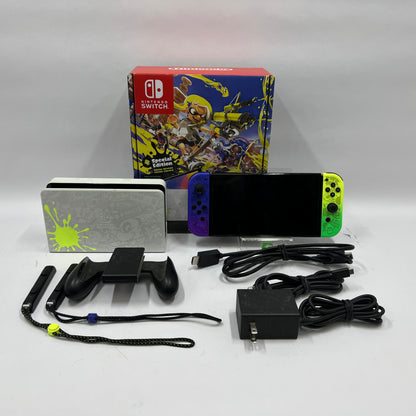 Nintendo Switch OLED Video Game Console HEG-001 Splatoon 3 Edition