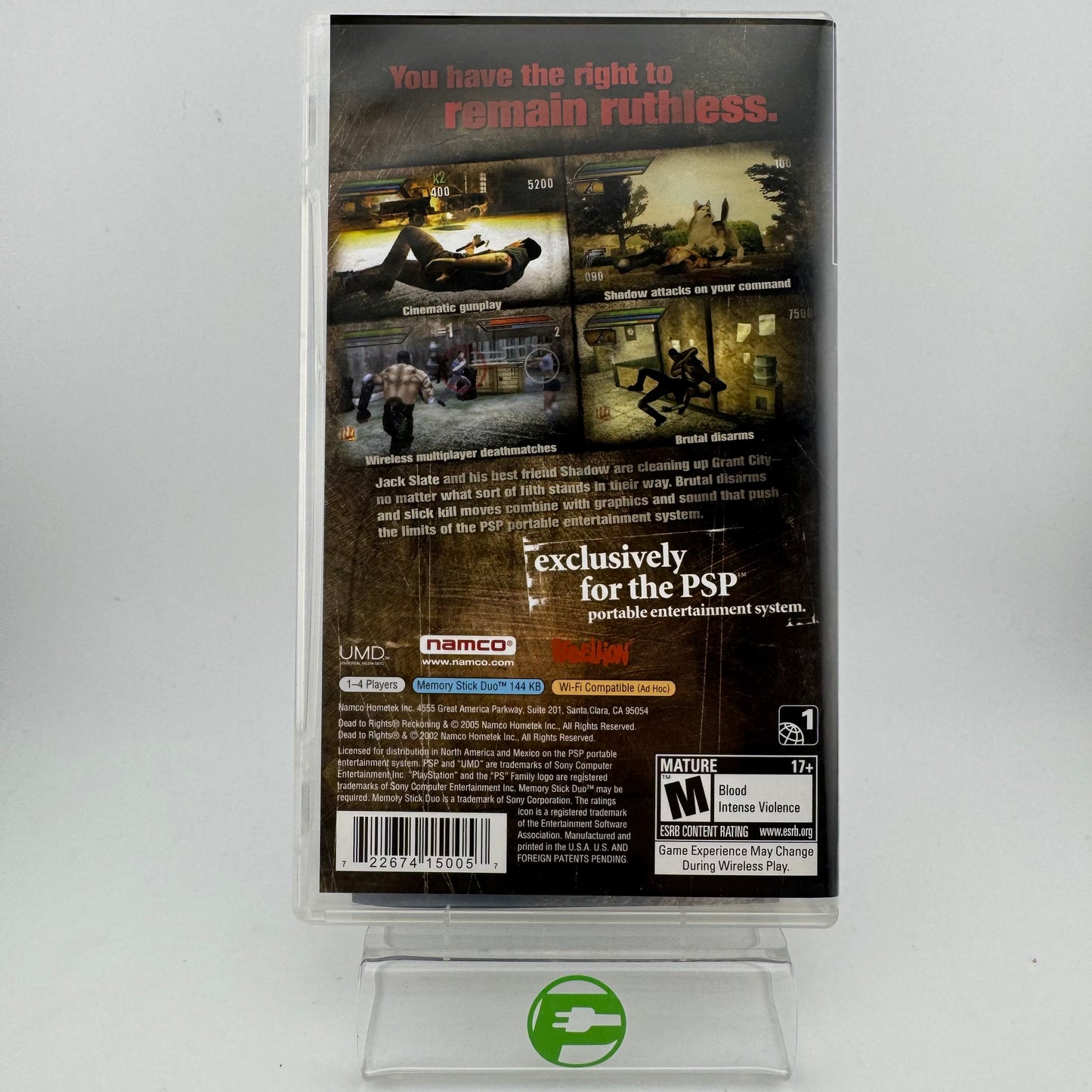 Dead to Rights Reckoning (Sony PlayStation Portable PSP, 2005)