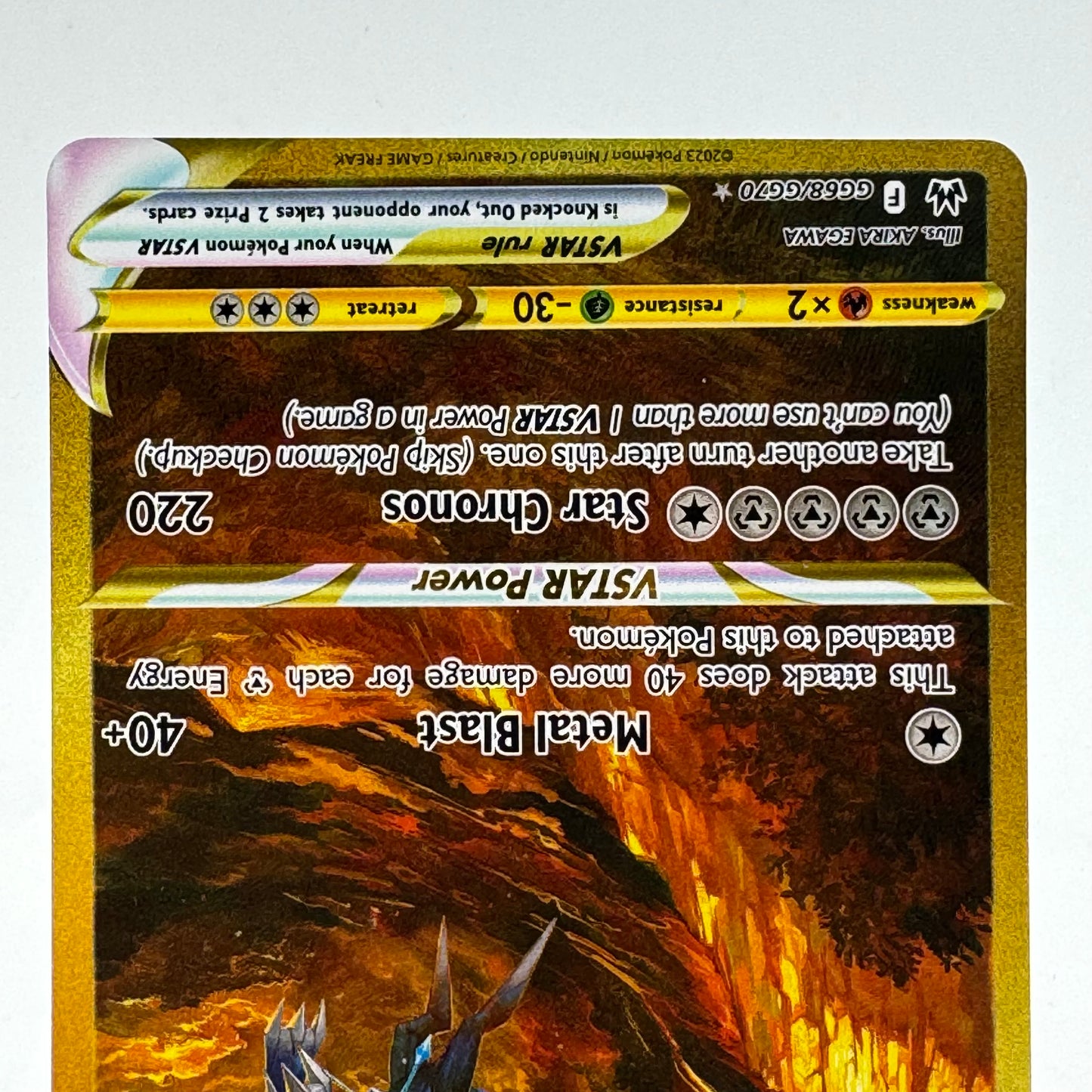Pokémon TCG Crown Zenith Origin Forme Dialga VSTAR #GG68 Holo English NM