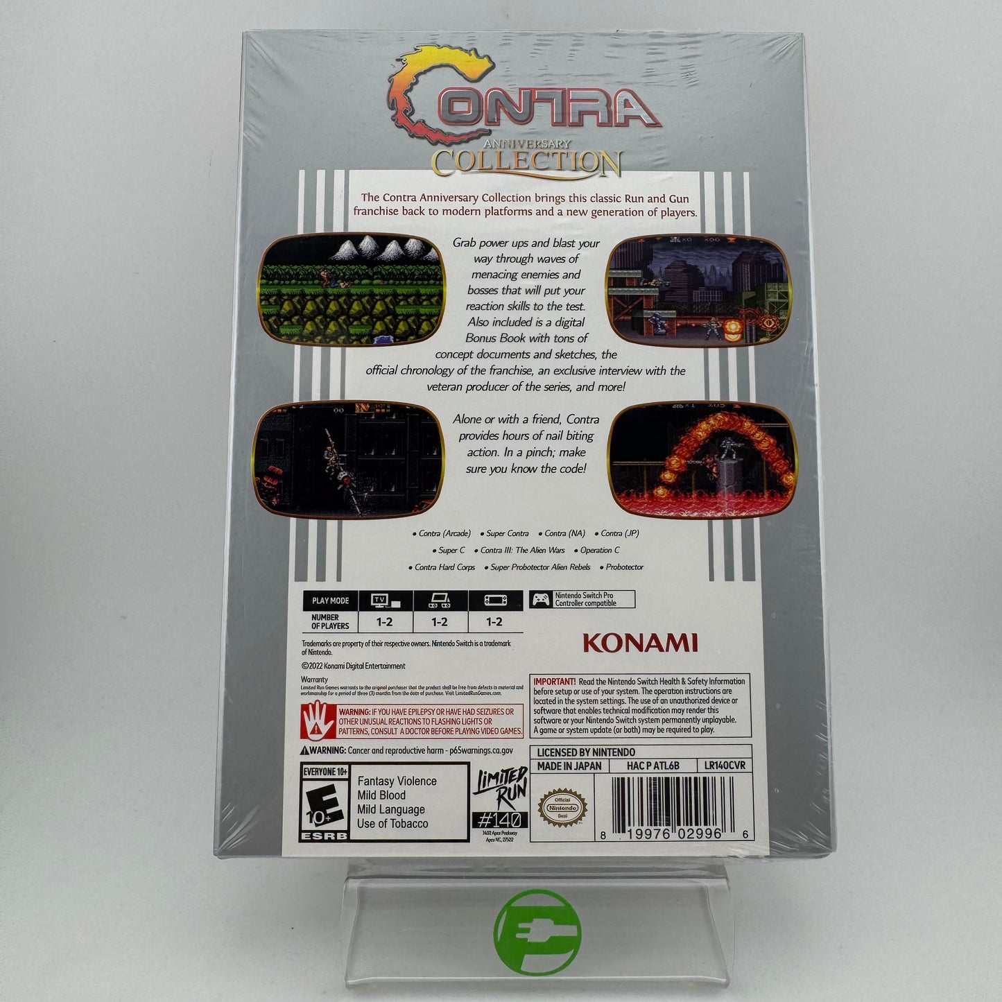 New Contra Anniversary Collection [Classic Edition] (Nintendo Switch, 2022) Wata