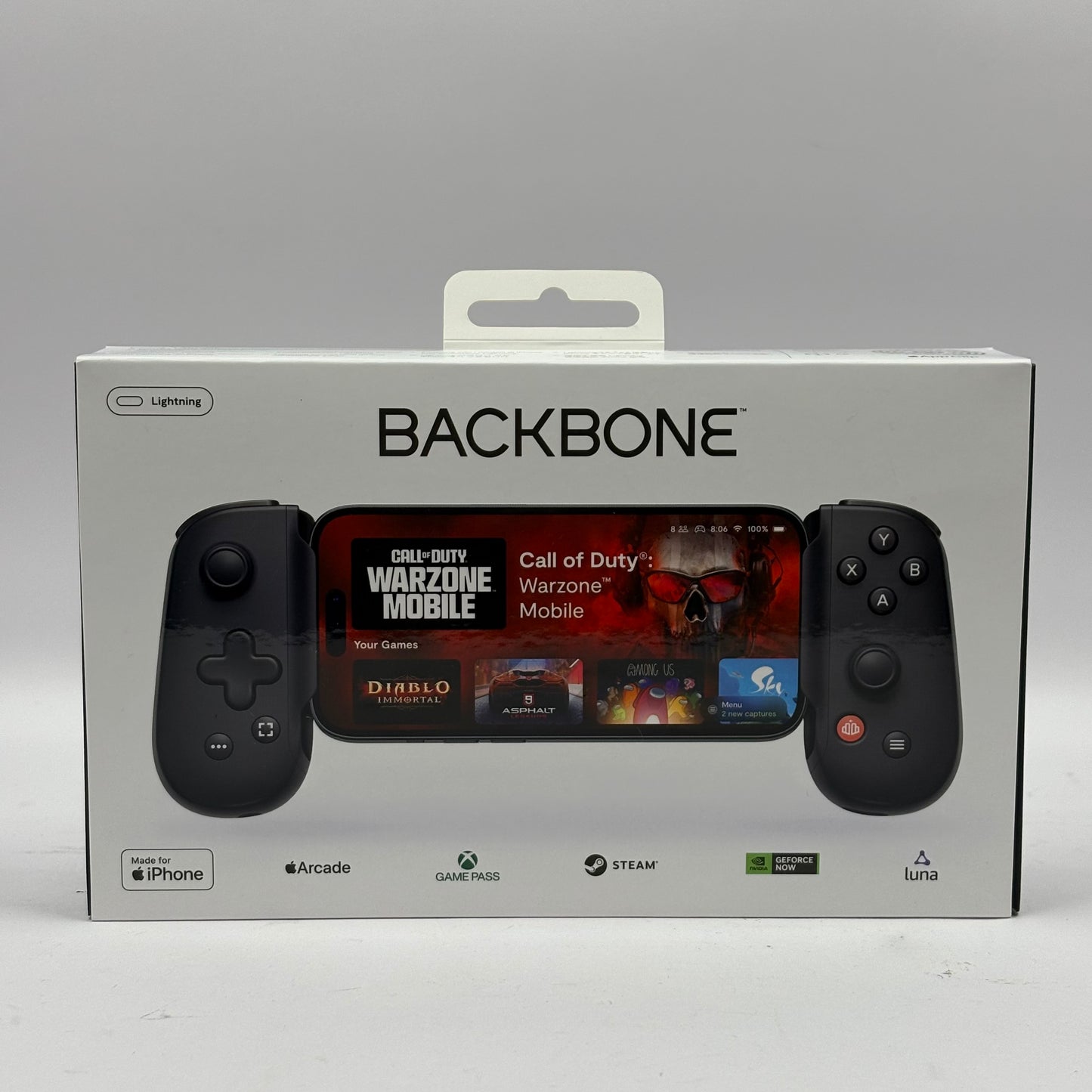 New Backbone One Lightning Controller Black BB-02-P-BRW Apple iPhone