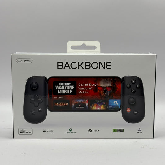 New Backbone One Lightning Controller Black BB-02-P-BRW Apple iPhone