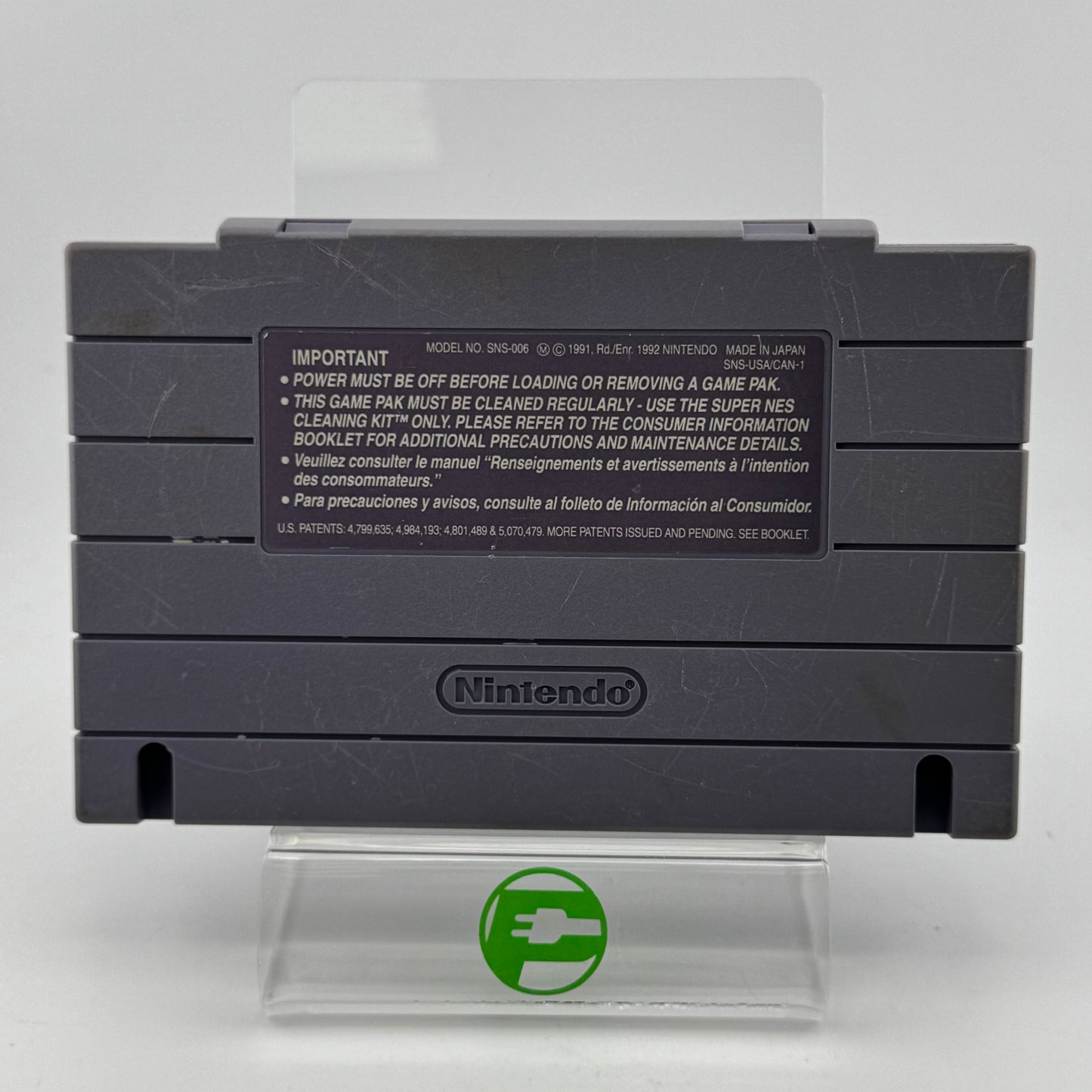 The Incredible Hulk (Super Nintendo SNES, 1994) Cartridge Only