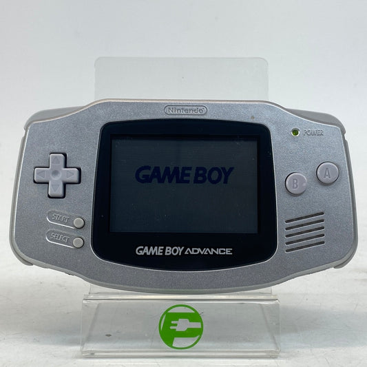 Nintendo Game Boy Advance Handheld Game Console Only AGB-001 Silver