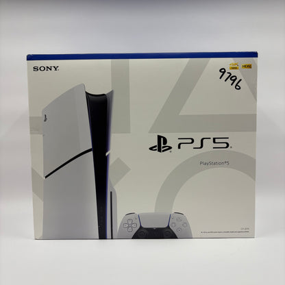 New Sony PlayStation 5 Slim Disc Edition PS5 1TB White Gaming System CFI-2015