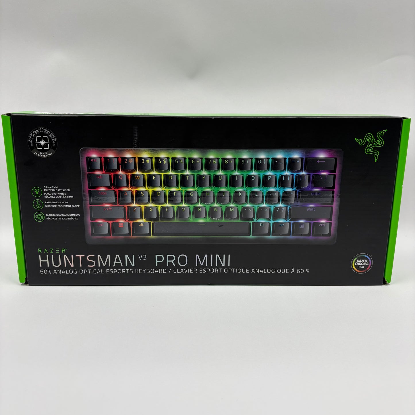 New Razer Huntsman V3 Pro Mini Black RZ03-04990200-R3U1 Wired Gaming Keyboard