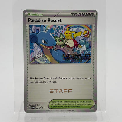 Pokémon TCG Paradise Resort [World Championships 2023 Staff] #45 English LP