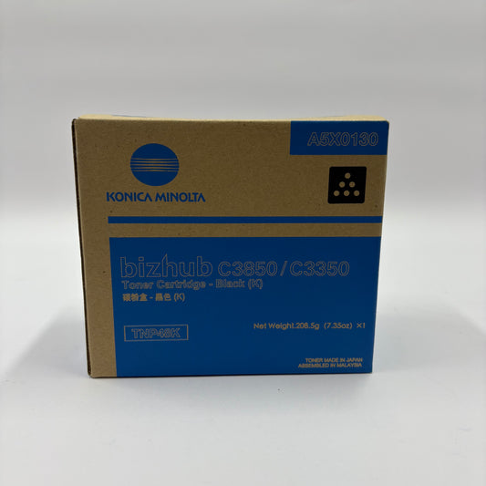 New Konica Minolta A5X0130 Toner Cartridge Black (K)