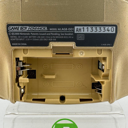 Nintendo Game Boy Advance Handheld Game Console Only AGB-001 Gold
