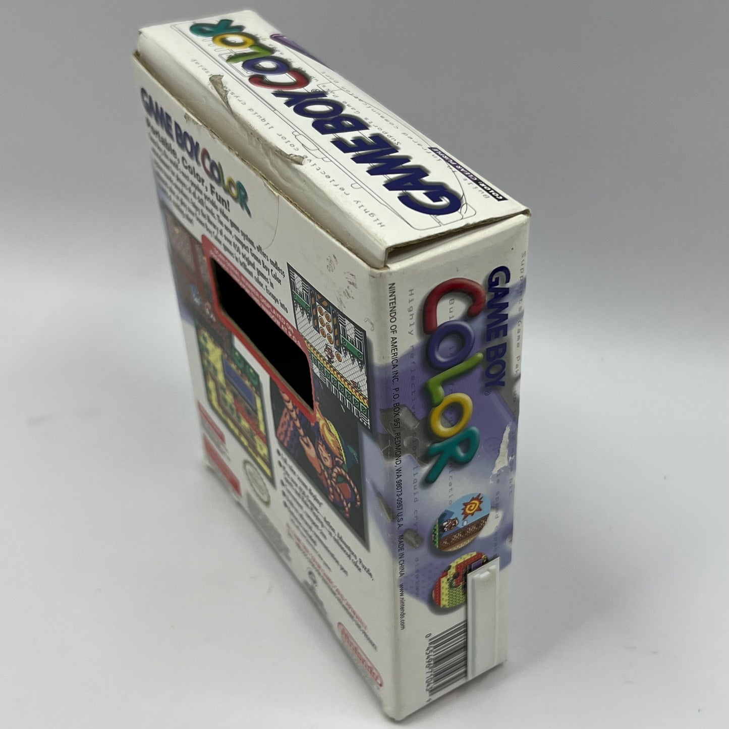 Nintendo Game Boy Color Handheld Game Console CGB-001 Atomic Purple