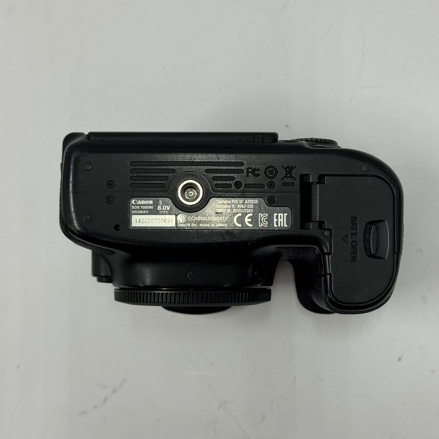 Canon EOS Rebel 70D 20.2MP DSLR Body Only