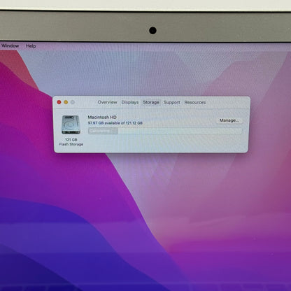 2017 Apple MacBook Air 13.3" i5 1.8GHz 8GB RAM 128GB SSD Silver A1466