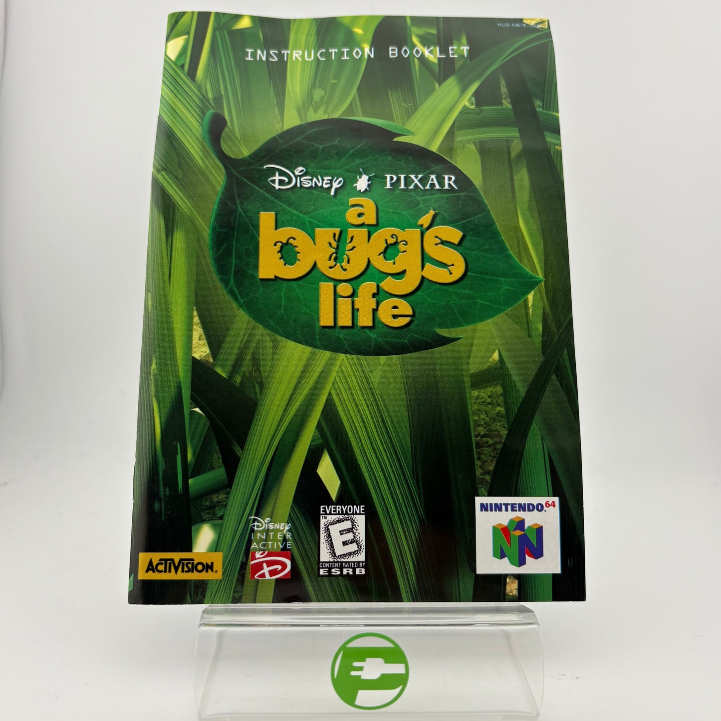 A Bug's Life (Nintendo 64 N64, 1999) Cartridge and Manual