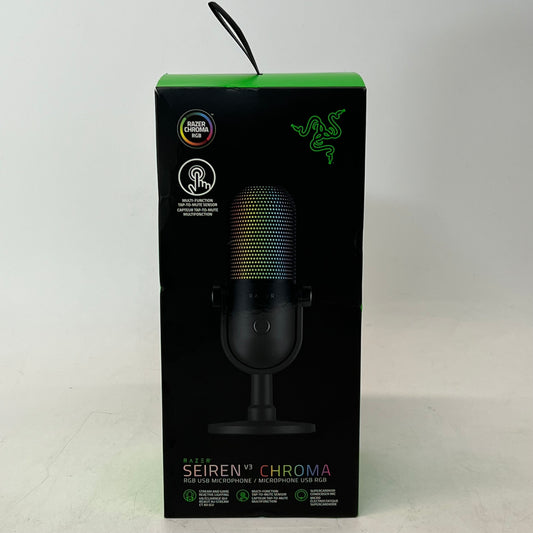 New Razer Seiren V3 Chroma RGB USB Microphone RZ19-0506