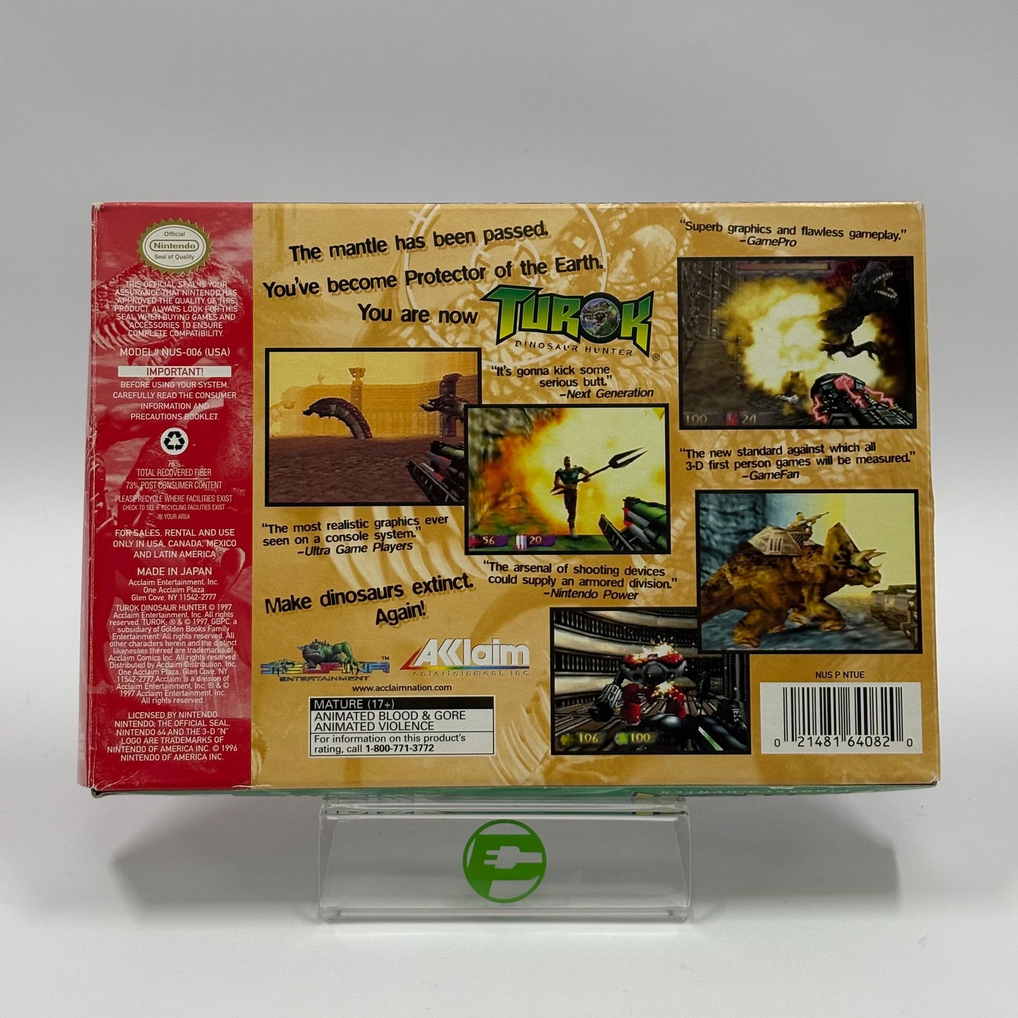 Turok Dinosaur Hunter (Nintendo 64 N64, 1997)