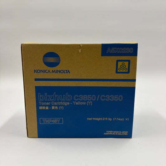 New Konica Minolta A5X0230 Toner Cartridge Yellow (Y)
