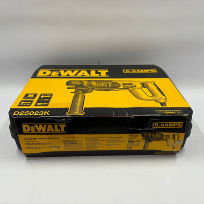 New DeWalt D25023K 7/8" (22mm) Compact SDS Rotary Hammer Kit