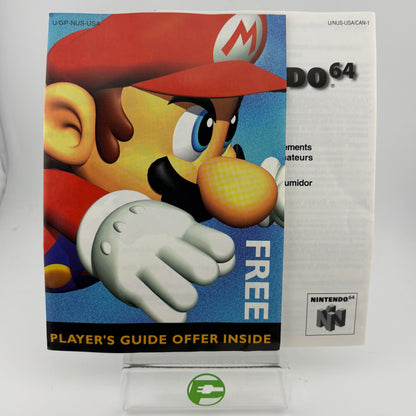 A Bug's Life (Nintendo 64 N64, 1999) Cartridge and Manual