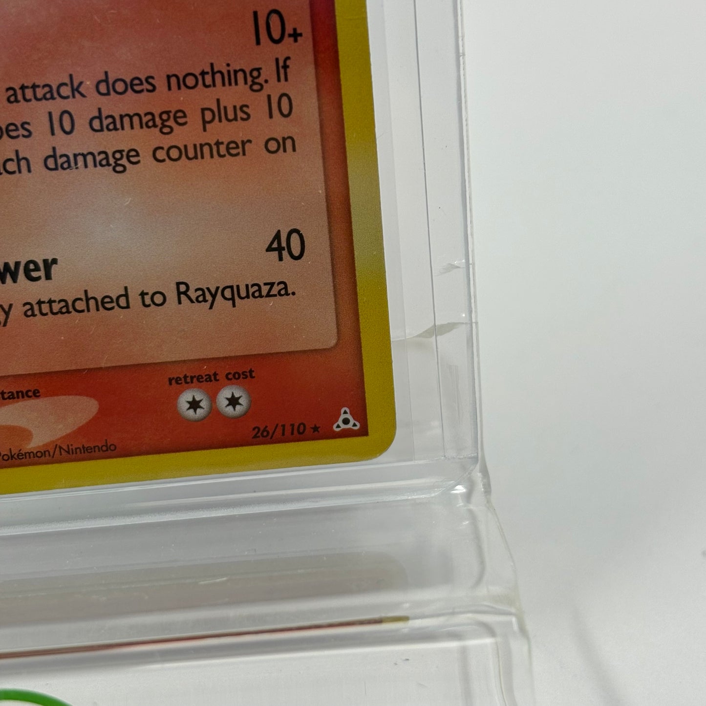 Pokémon TCG EX Holon Phantoms Rayquaza 26/110 English