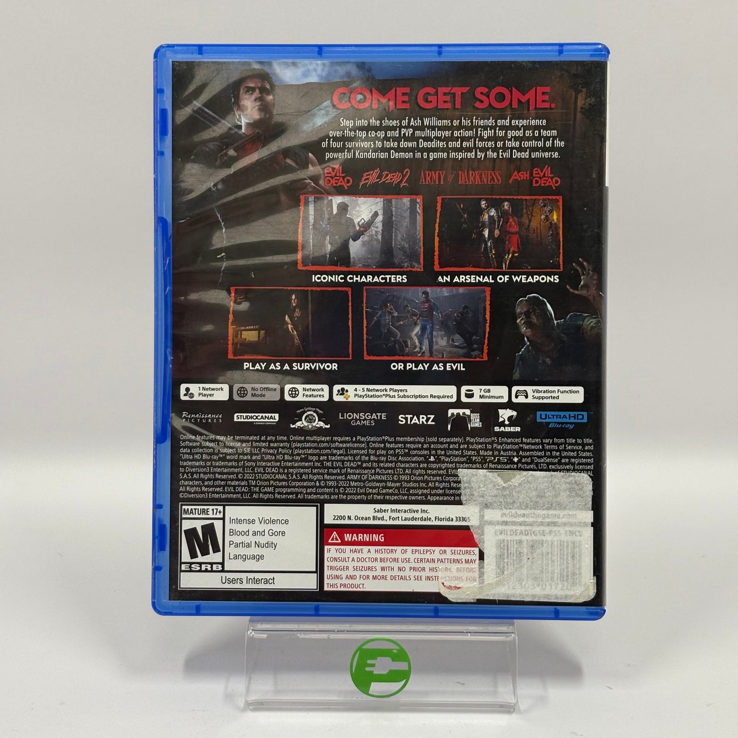 Evil Dead: The Game (Sony PlayStation 5 PS5, 2022)