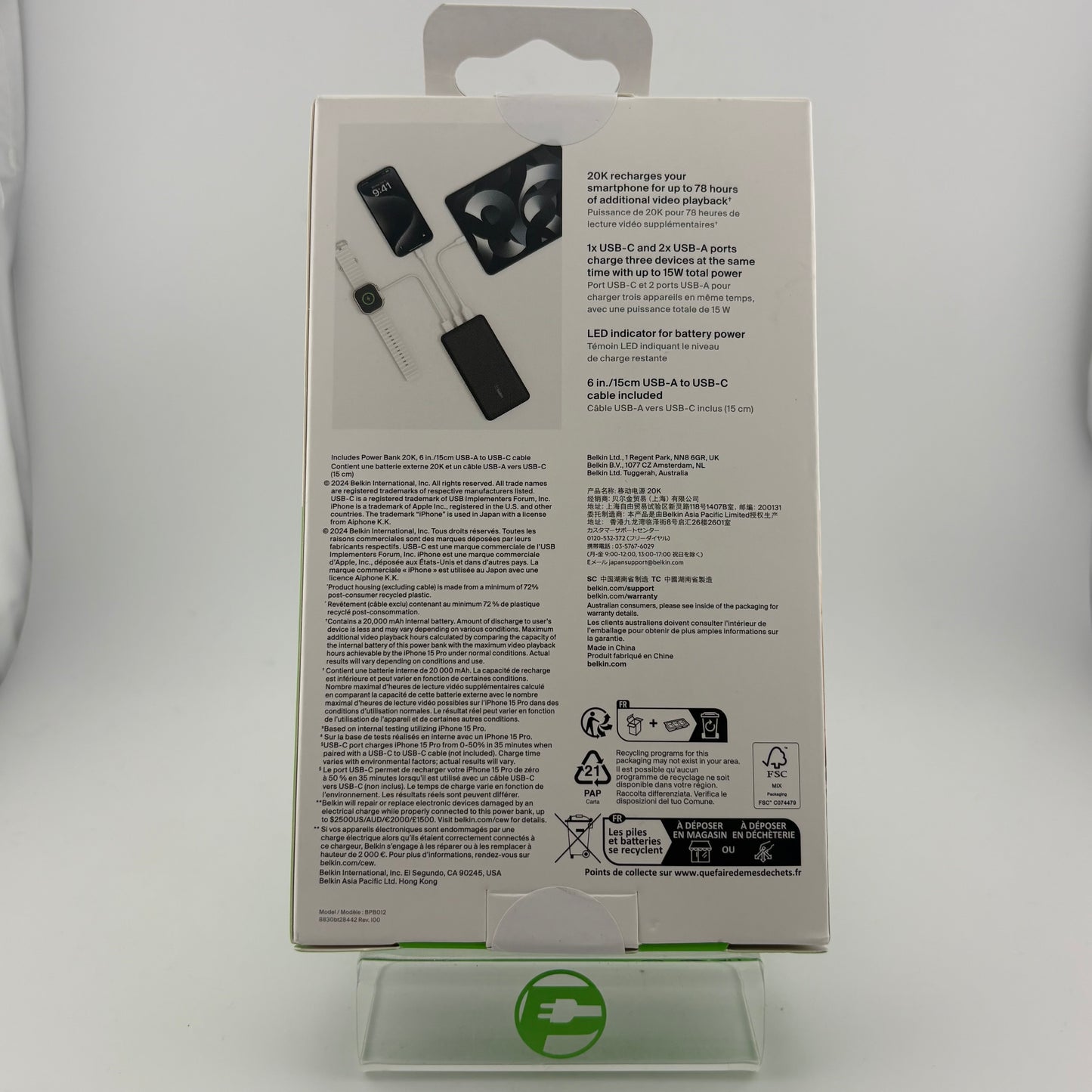 New Belkin BoostCharge Pro Power Bank 20k BPB012