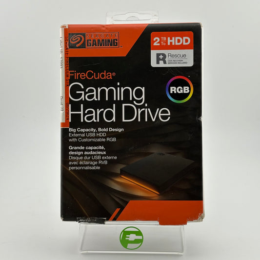 New SeaGate FireCuda Gaming Hard Drive 2TB 2TB External Hard Drive 3EDAP1-570