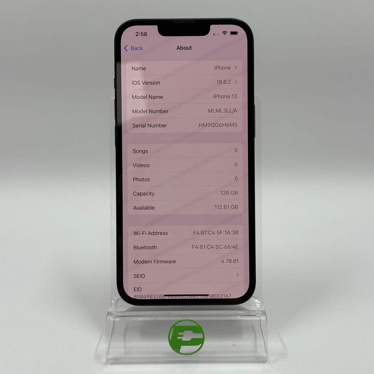 Factory Unlocked Apple iPhone 13 128GB Midnight MLM3LL/A