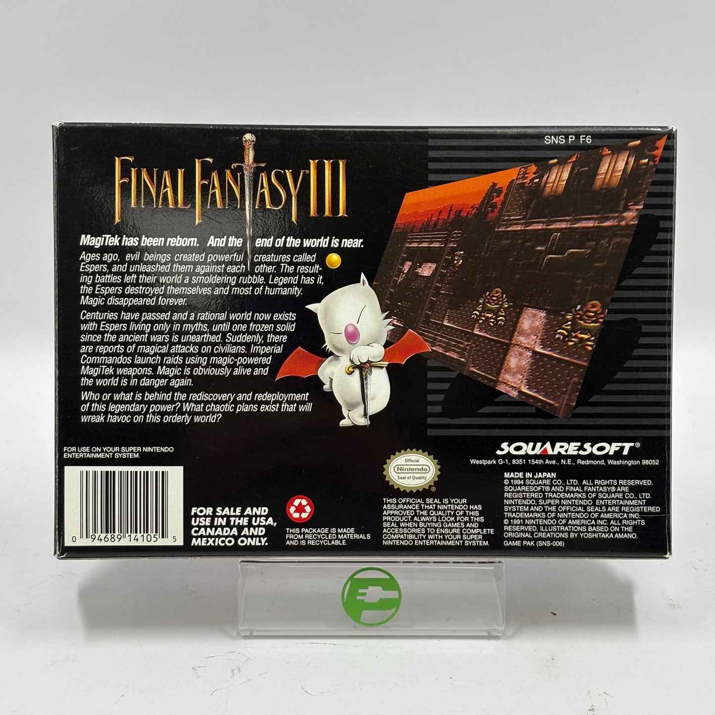 Final Fantasy III (Super Nintendo SNES, 1994)