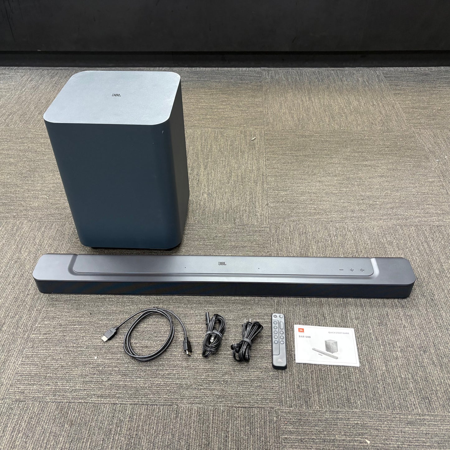 JBL Bar 500 5.1-Channel Soundbar with Wireless Subwoofer Black