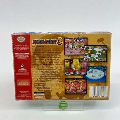 Mario Party 3 (Nintendo 64, 2000) with Manual and Box