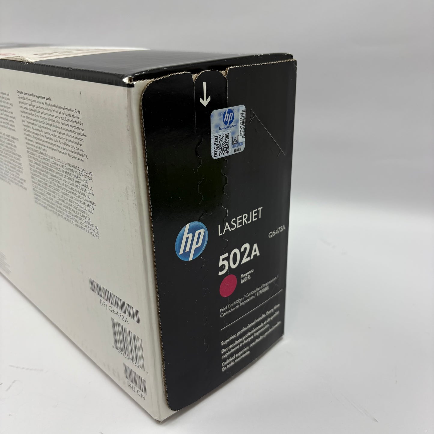 New HP 502A Q473A Magenta Toner Cartridge
