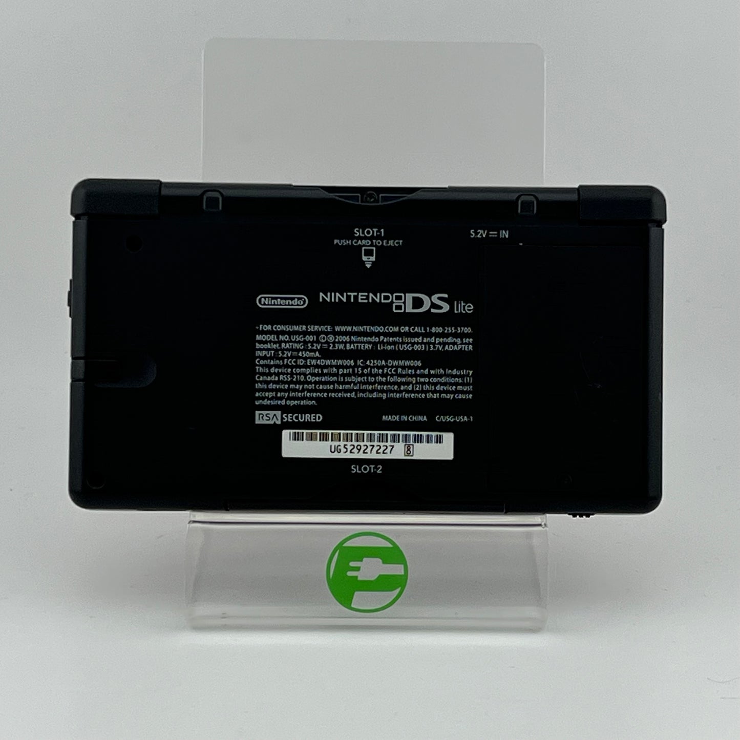 Nintendo DS Lite Handheld Game Console USG-001 Red Crimson & Black