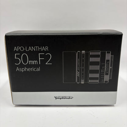 Voigtlander Aspherical Lens 50mm f/2.0 For Sony E-Mount Manual Lens APOLANTHAR