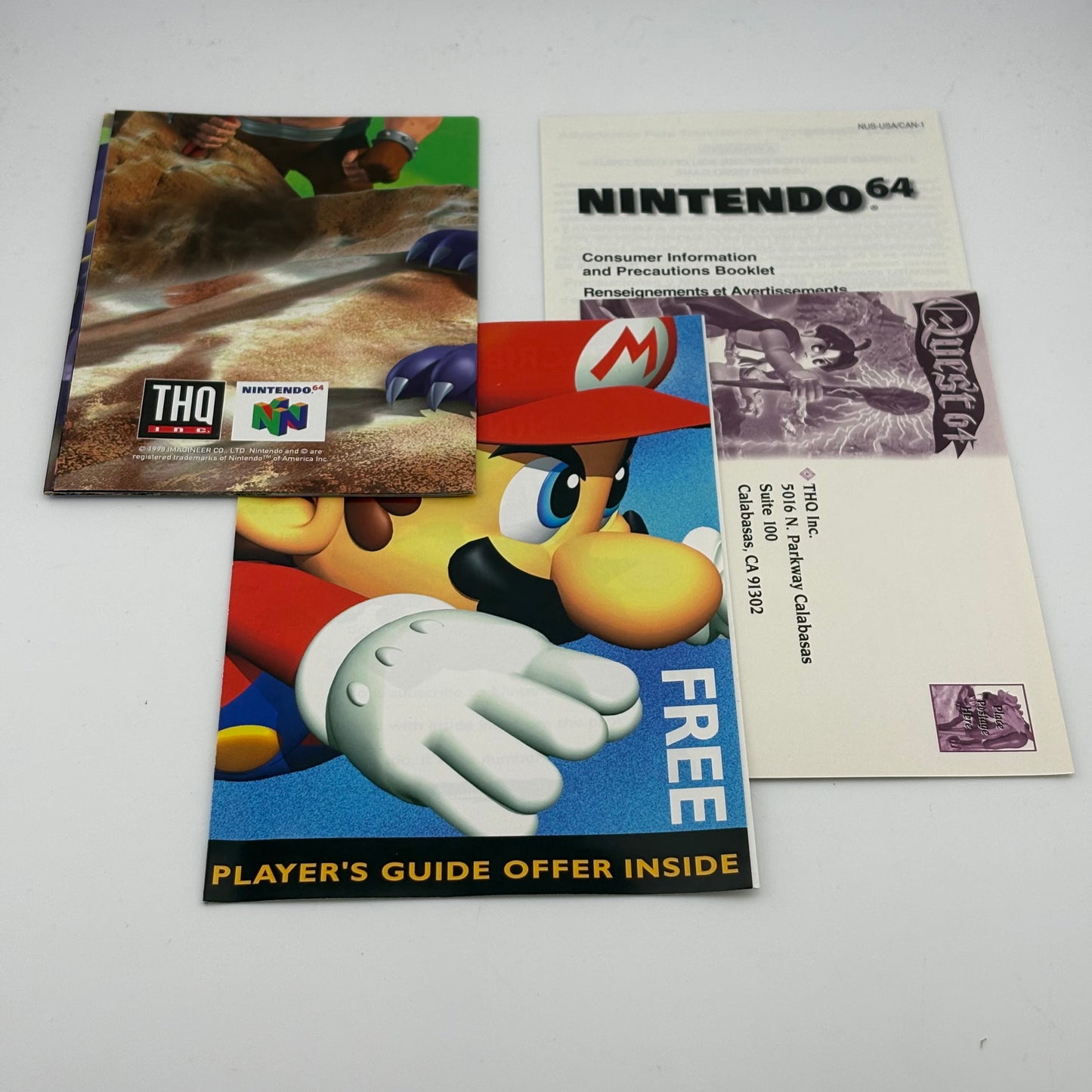 Quest 64 (Nintendo 64 N64, 1998)