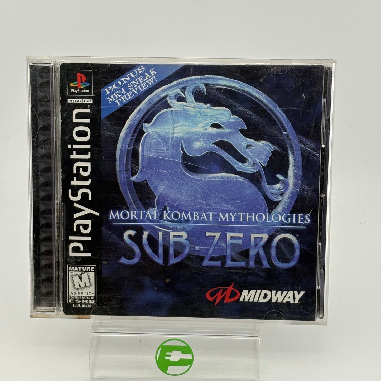 Mortal Kombat Mythologies: Sub-Zero (Sony PlayStation 1 PS1, 1997)