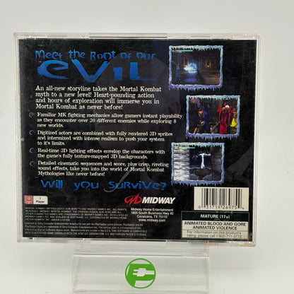 Mortal Kombat Mythologies: Sub-Zero (Sony PlayStation 1 PS1, 1997)