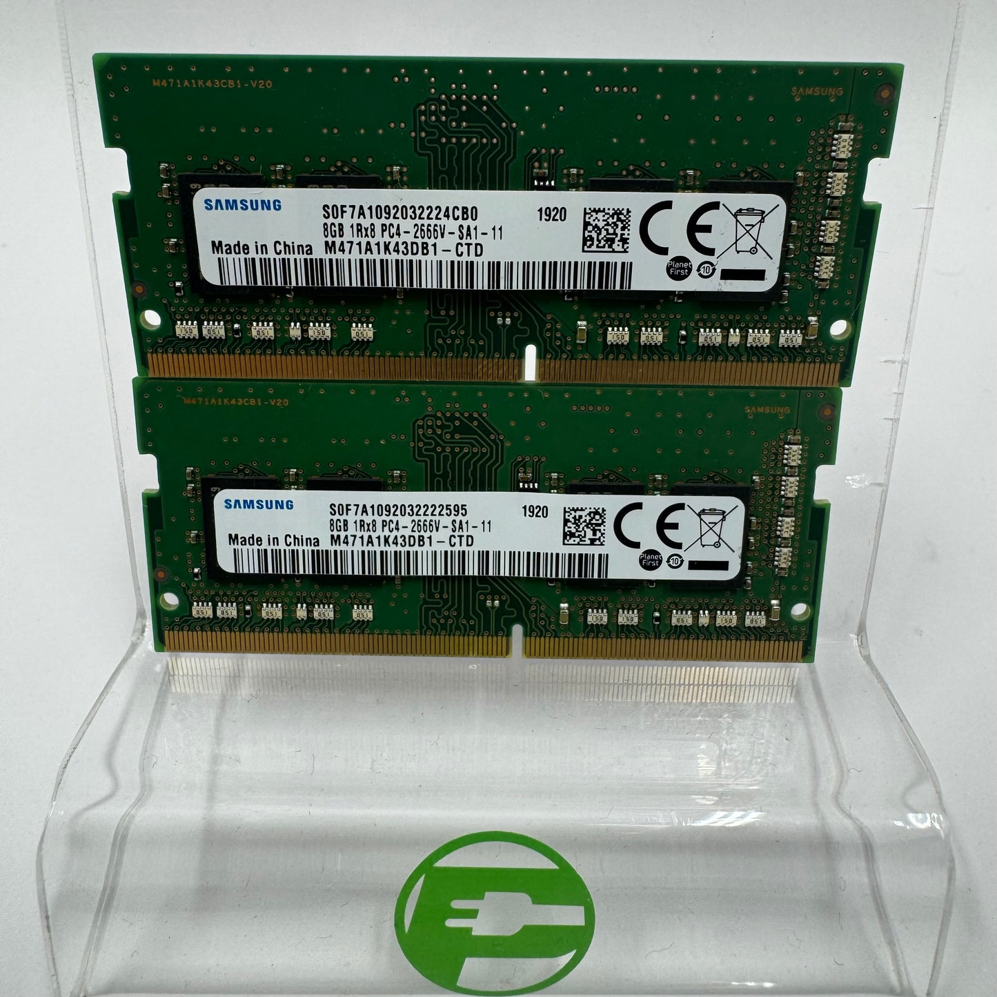 Samsung 16GB (2x8GB) RAM DDR4 2666MHz M471A1K43DB1-CDT RAM