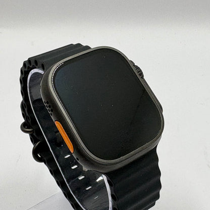 Unlocked Apple Watch Ultra 3 49MM Black Titanium Black Ocean Band MF0J4LW/A