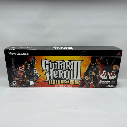 Guitar Hero III Legends of Rock [Bundle] (Sony PlayStation 2 PS2, 2007)