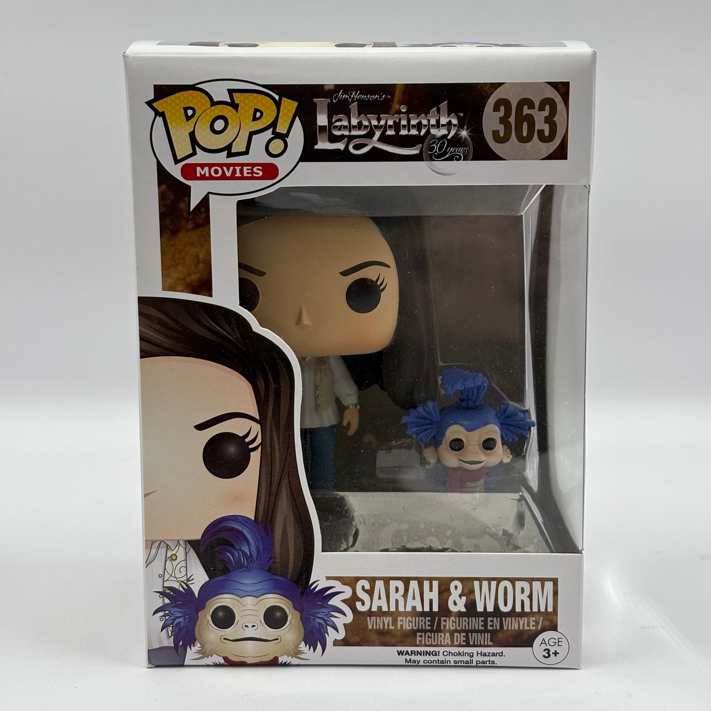 New Funko Pop Jim Hensons Labyrinth Sarah & Worm #363