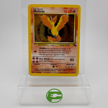 Pokémon TCG Fossil Moltres #12 Holo English LP